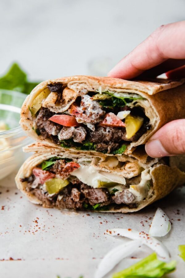 Sheeba Mandi House Beef Shawarma Wrap